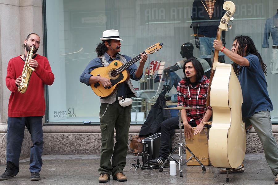 musicos callejeros